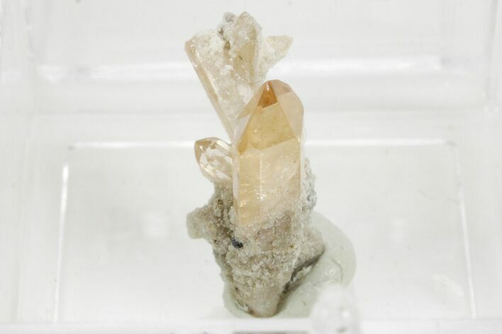 Lustrous Champagne-Pink Topaz Crystal - Utah #374487